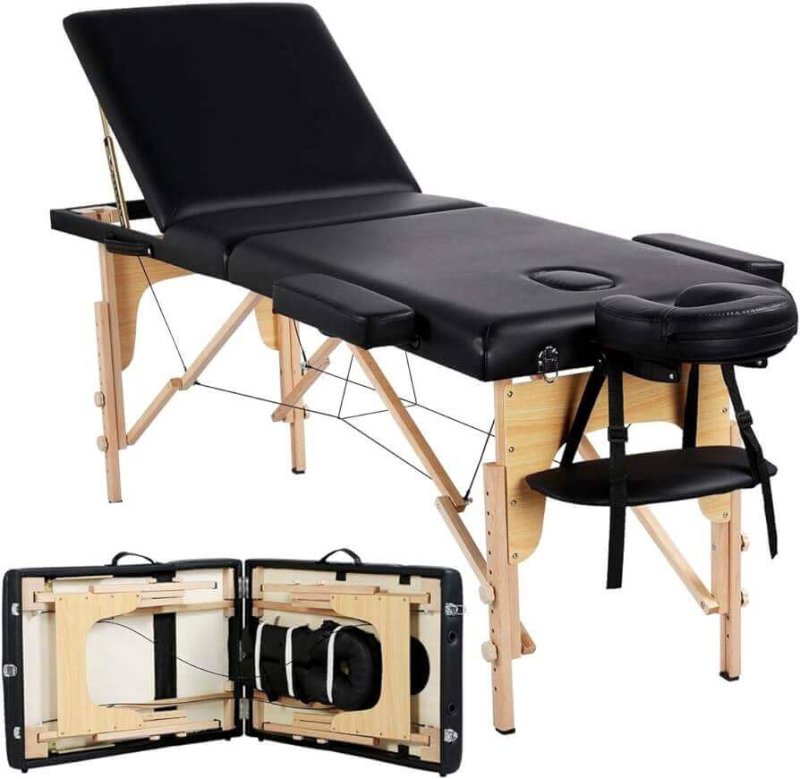Adjustable massage and spa bed